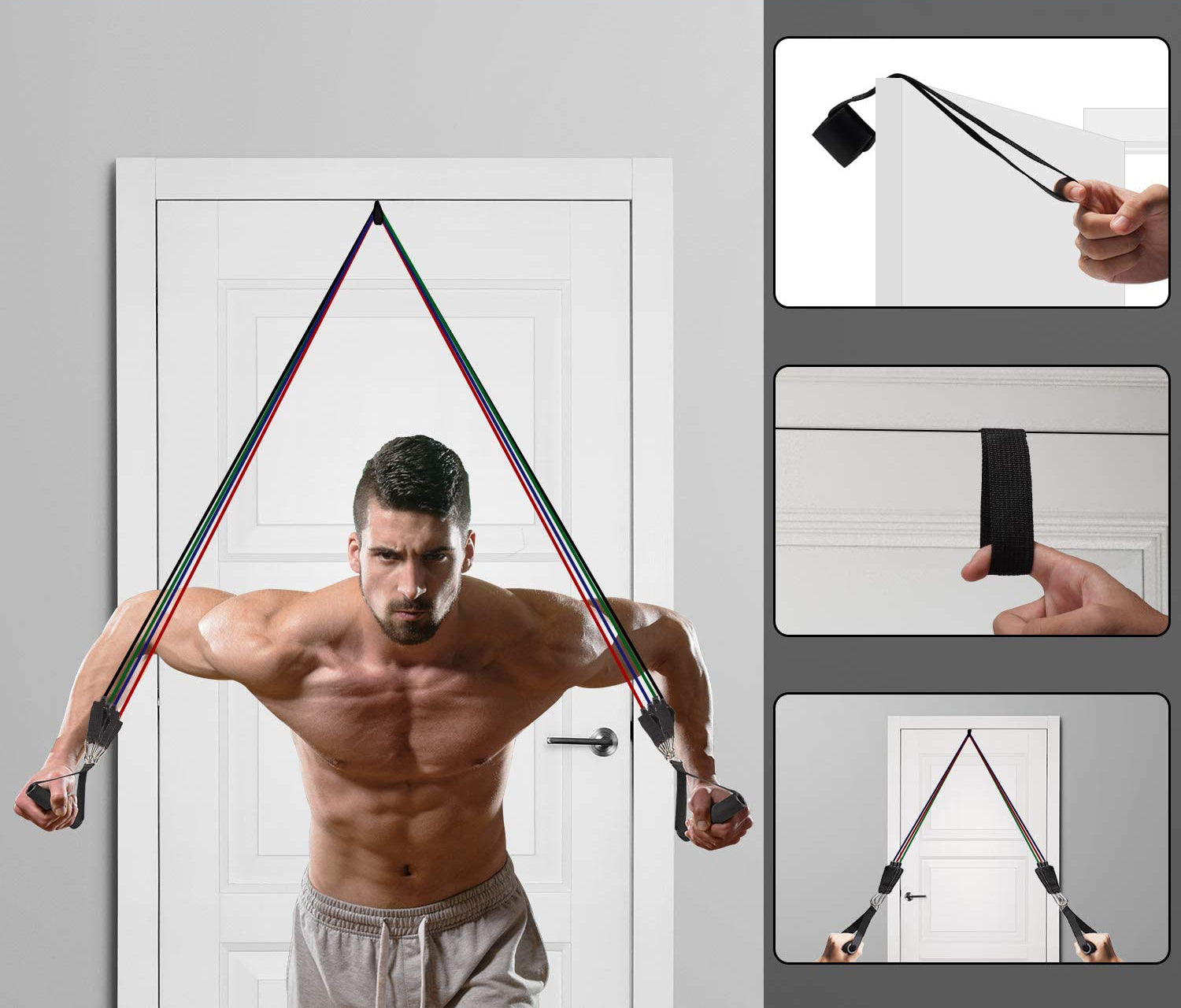 SET OF 5 RESISTANCE BANDS FOR TRAINING EXERCISES EAN (GTIN) 5903686019562