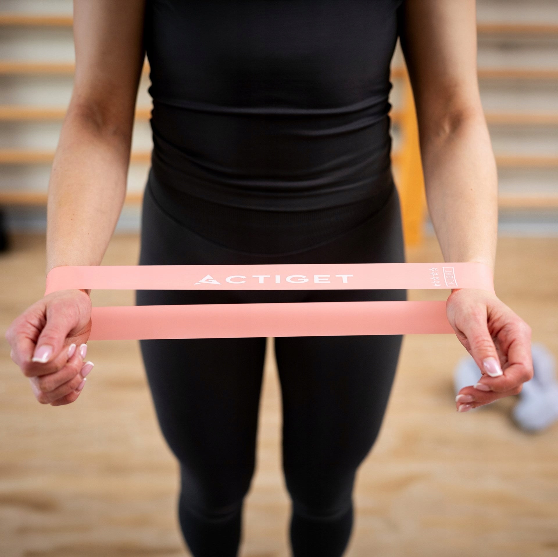 SET OF 5 RUBBER EXERCISE BANDS TRAINING RESISTANCE RUBBER REHABILITATION FITNESS Packaging status original