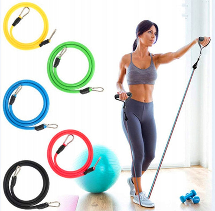 SET OF 5 RUBBER EXPANDERS FOR EXERCISE 4,5KG - 45KG Manufacturer code POWERSTRECH PRO