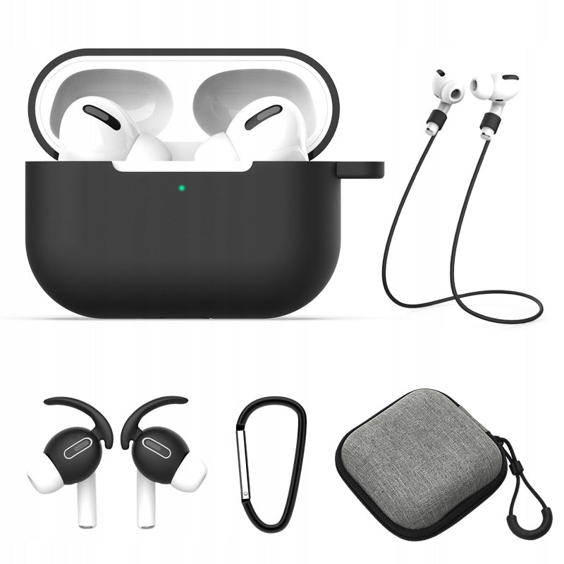 SET OF 5IN1 CASE HOOK CABLE CASE FOR HEADPHONES AIRPODS PRO GEN 2 GEN 1