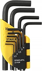 SET OF 6-ANGLE ALLEN WRENCHES1,5-10MM STANLEY