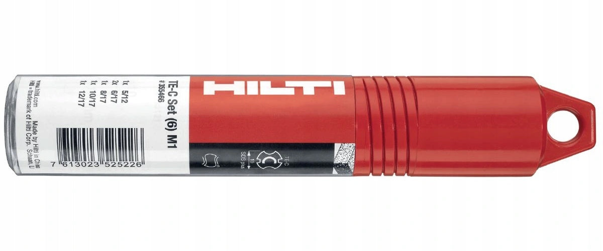 SET OF 6 IMPACT DRILLS FOR CONCRETE SDS+ FI 5-12MM HILTI TE-C 2224211