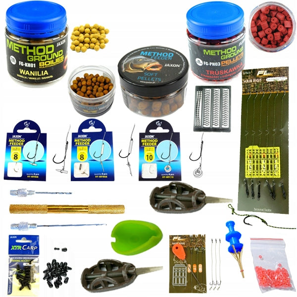 SET OF 74 accessories BASKET METHOD FEEDER jaxon