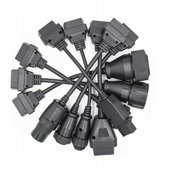 SET OF 8 OBD2 ADAPTERS FOR MAN SCANIA VOLVO IVECO TRUCKS Manufacturer code 781291316048