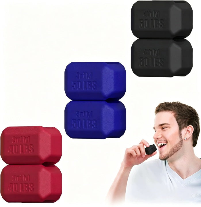 SET OF 8 RUBBERS FOR MANDIBLE AND JAW EXERCISES JAWLINE DEVICE SLIM FACE Manufacturer code vzxv
