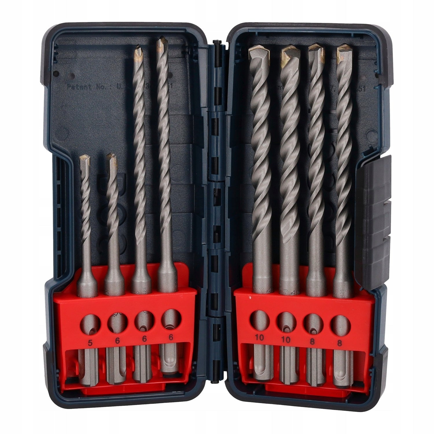 SET OF 8 SDS-Plus plus-3 BOSCH 2607019903 Brick Concrete Drill Bits Manufacturer code 2607019903