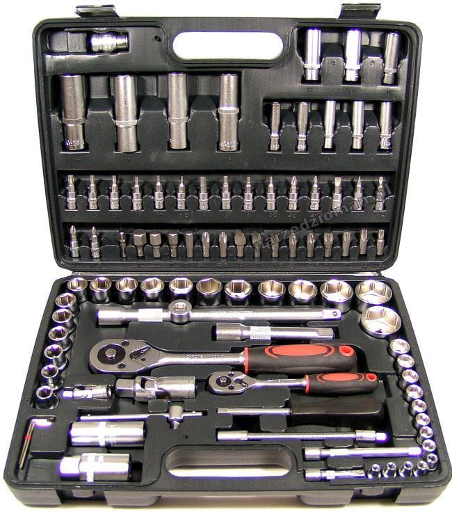 SET OF 94 WRENCHES SOCKET WRENCHES TOOL TORX Brand Schwartzmann