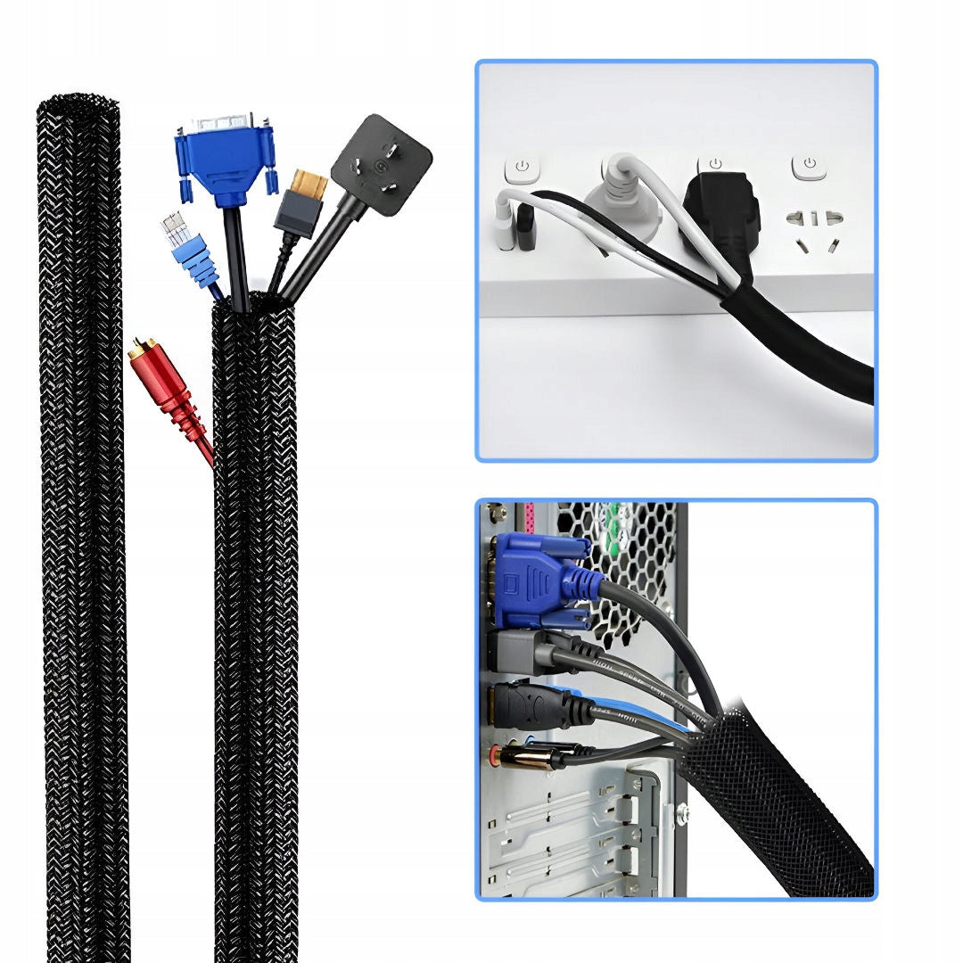 SET OF ACCESSORIES FOR CABLE ORGANIZATION VELCRO CLIPS CABLE MANAGEMENT Manufacturer code CM-SET