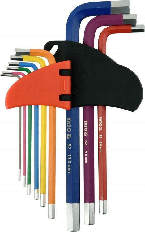 SET OF ALLEN WRENCHES 1,5-10 MM 9EL YT-05631 YATO Brand Yato