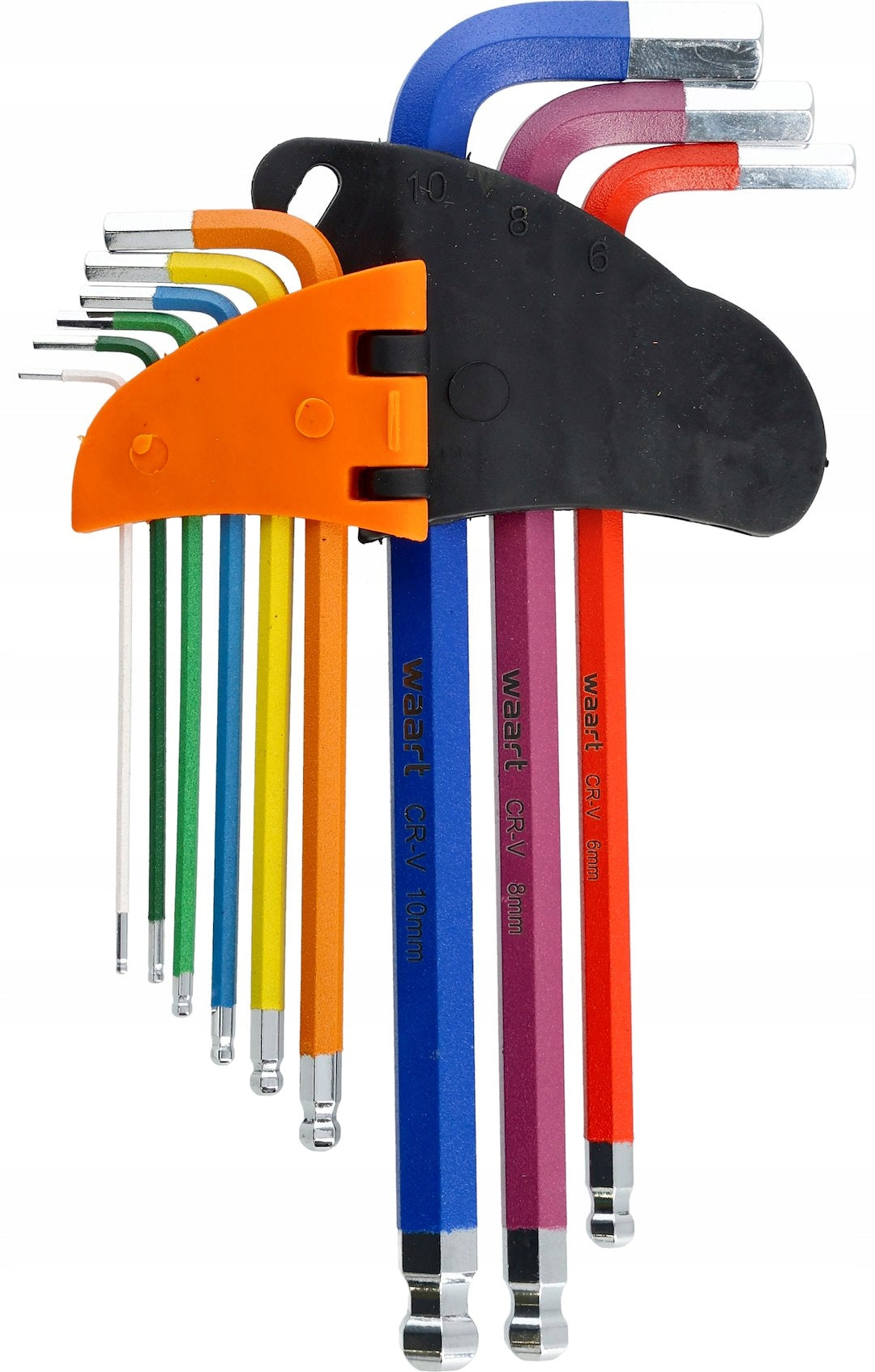 SET OF ALLEN WRENCHES, LONG BALL HEXES, TORX, COLORED MAGNET 18 PIECES Brand no brand