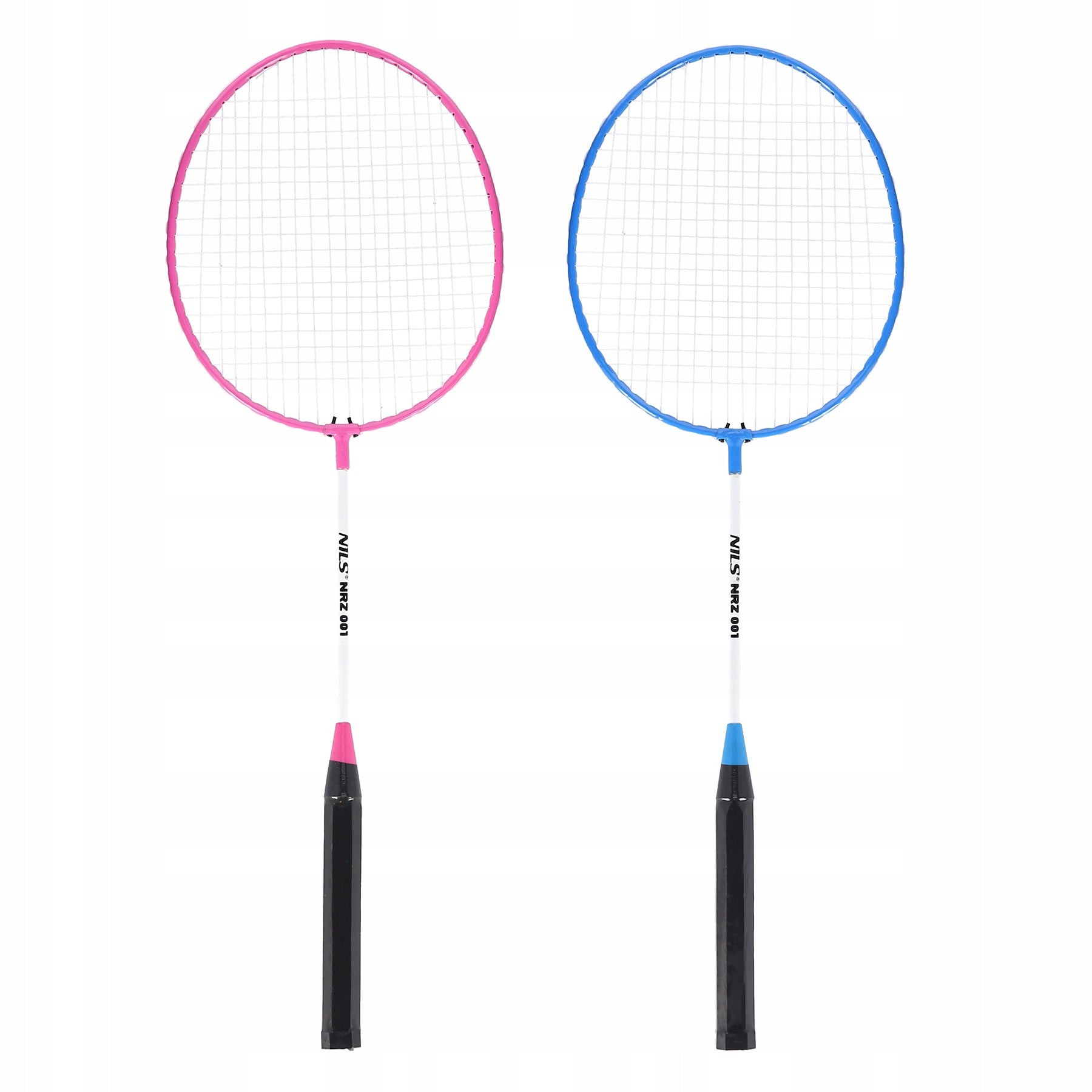 SET OF BADMINTON RACKETS 2 RACKETS SHUTTLECOCK NILS NRZ001 Brand Nils