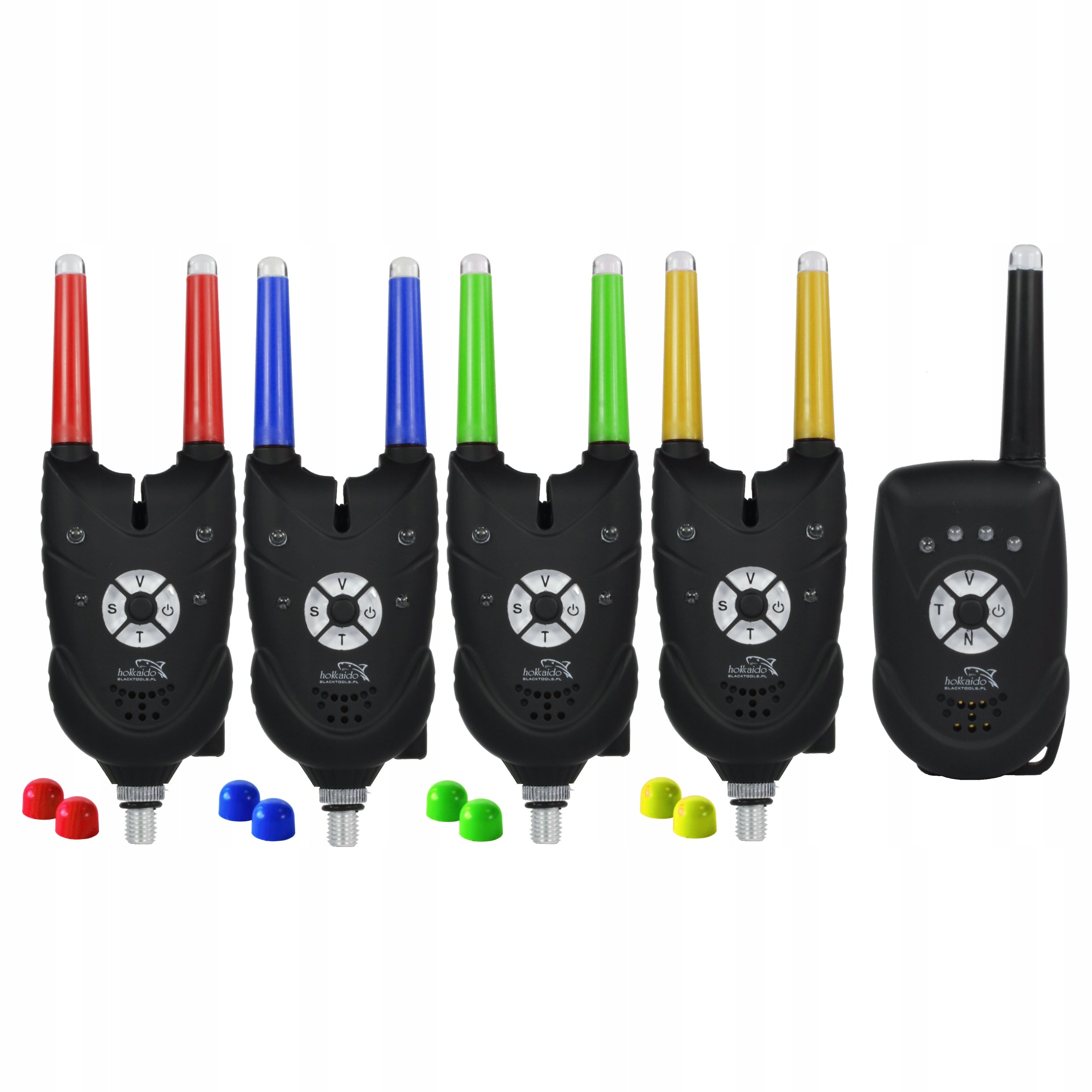 SET OF BEACONS WITH CONTROL PANEL JHA511-4 (4+1) HOKKAIDO RUBBERIZED Manufacturer code W12040