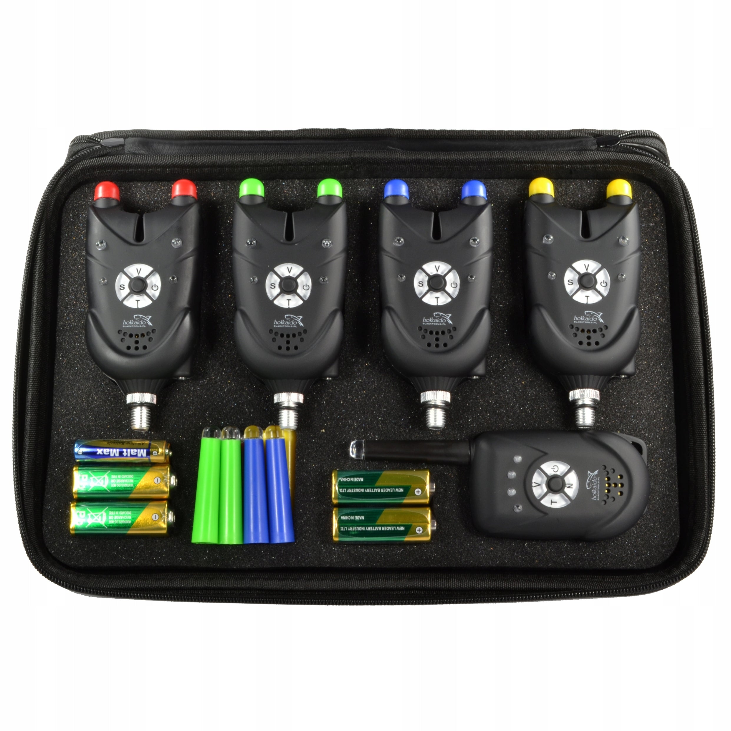 SET OF BEACONS WITH CONTROL PANEL JHA511-4 (4+1) HOKKAIDO RUBBERIZED Model sygnal