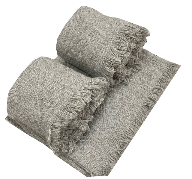 SET OF BEDSPREADS FOR SOFA AND ARMCHAIRS GREY