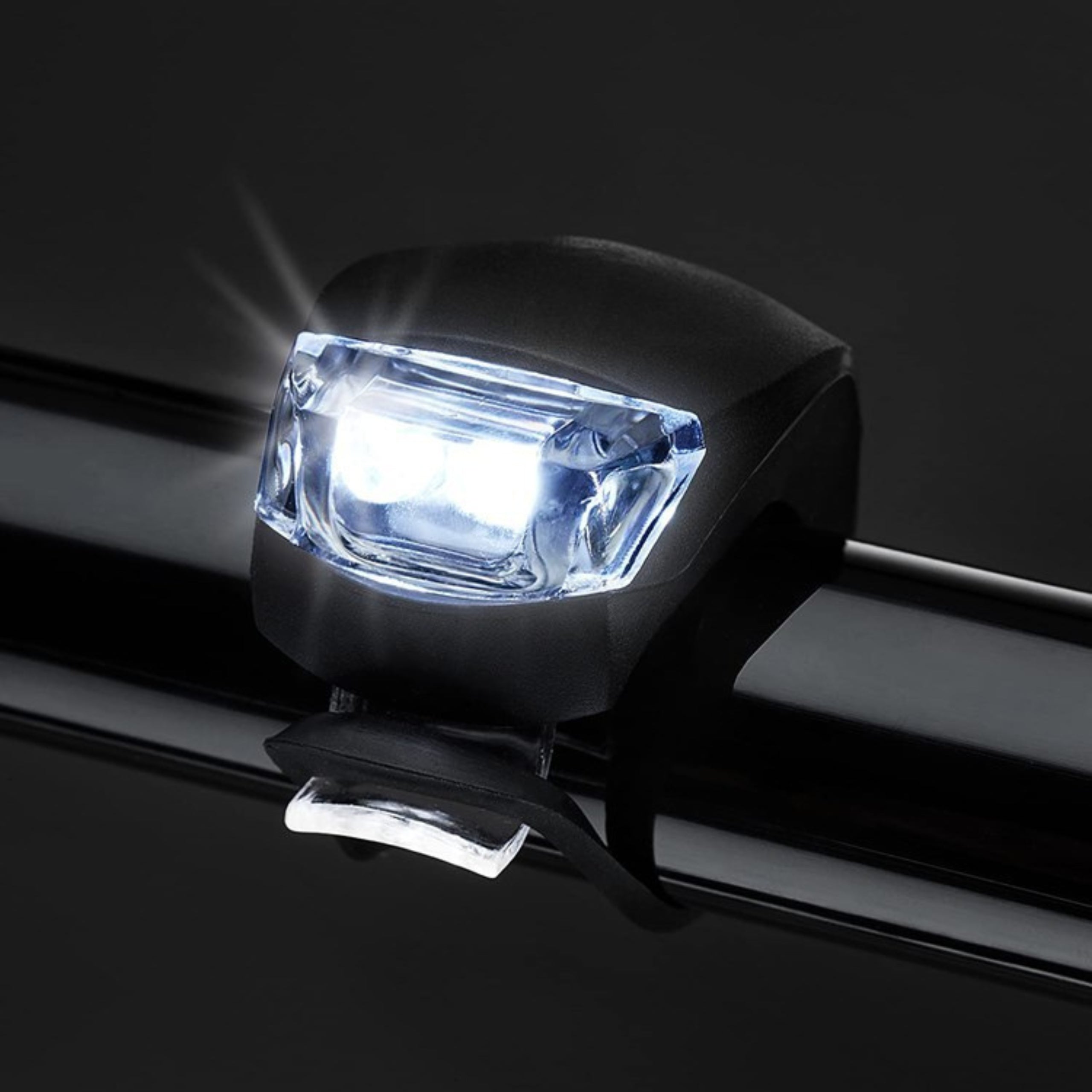 SET OF BICYCLE LIGHTS LED LIGHT FRONT REAR FOR BIKE SET Model Gearox ZESTAW LAMPEK LEDOWYCH DO ROWERU 2SZT