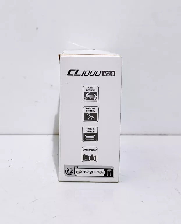 SET OF BICYCLE LIGHTS TOWILD FRONT CL1000 + REAR TL03 Brand Towild