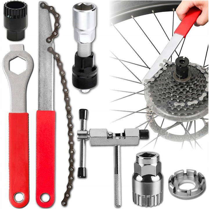 SET OF BICYCLE TOOLS CRANK KEYS FOR BICYCLE CAPPER BACIK 6 ELEMENTS Packaging status original