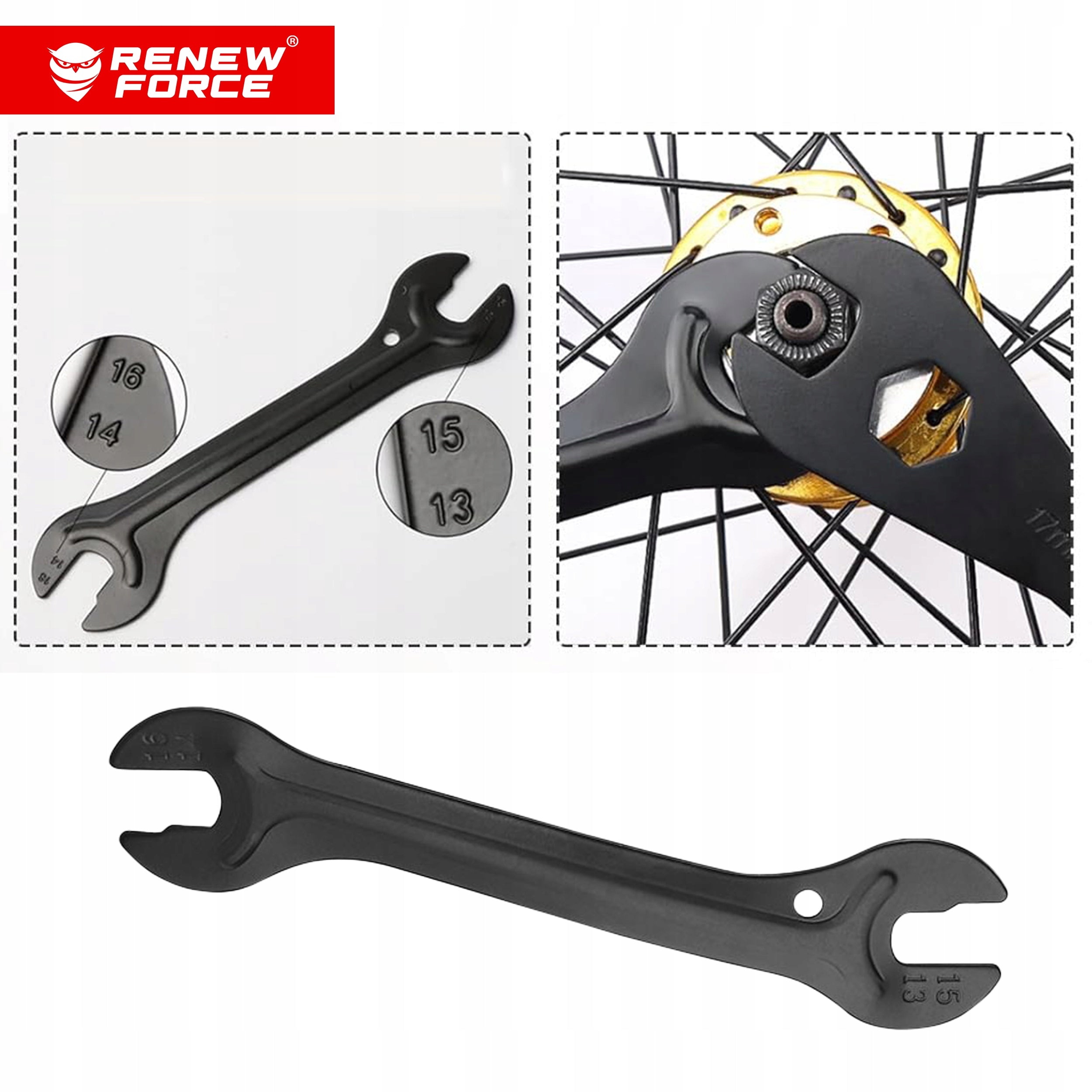 SET OF BICYCLE TOOLS CRANK SUPPORT KEY FOR BICYCLE BACIK CUMPER 10el Manufacturer code ZESTAW DO NAPRAWY ROWERU WOLNOBIEGU KORBY 2