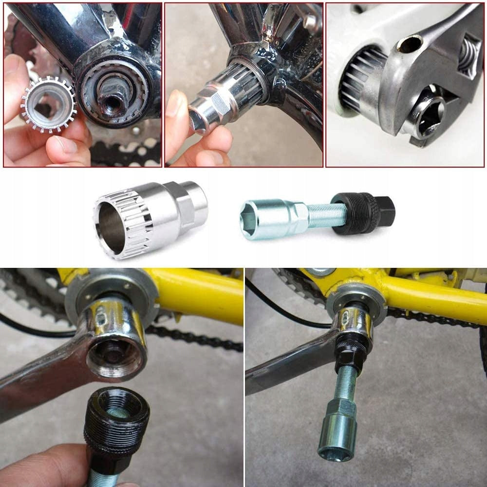 SET OF BICYCLE TOOLS CRANK SUPPORT KEY FOR BICYCLE SCOOTER BACIK 5el For set