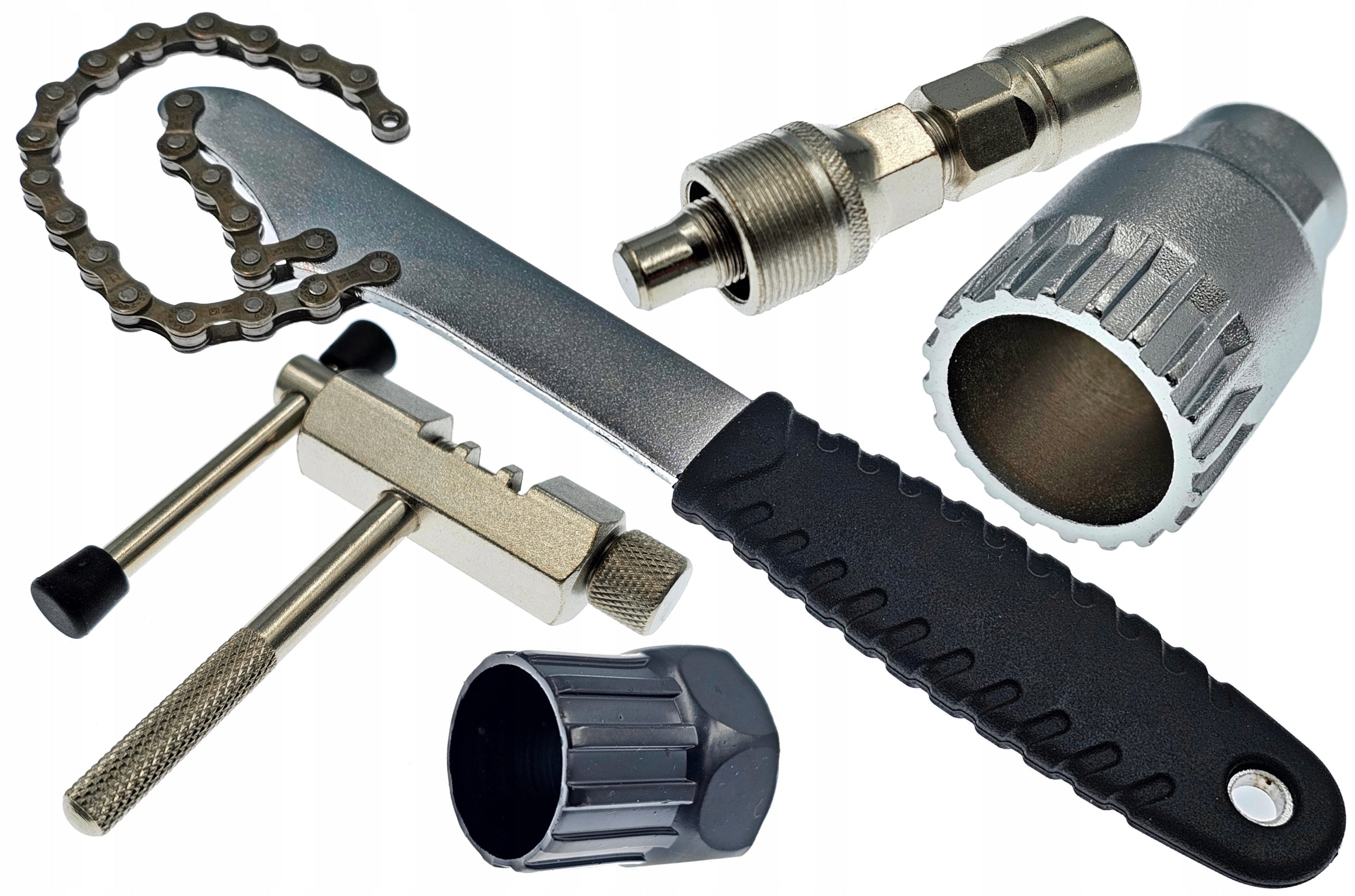 SET OF BICYCLE TOOLS CRANK SUPPORT KEY
