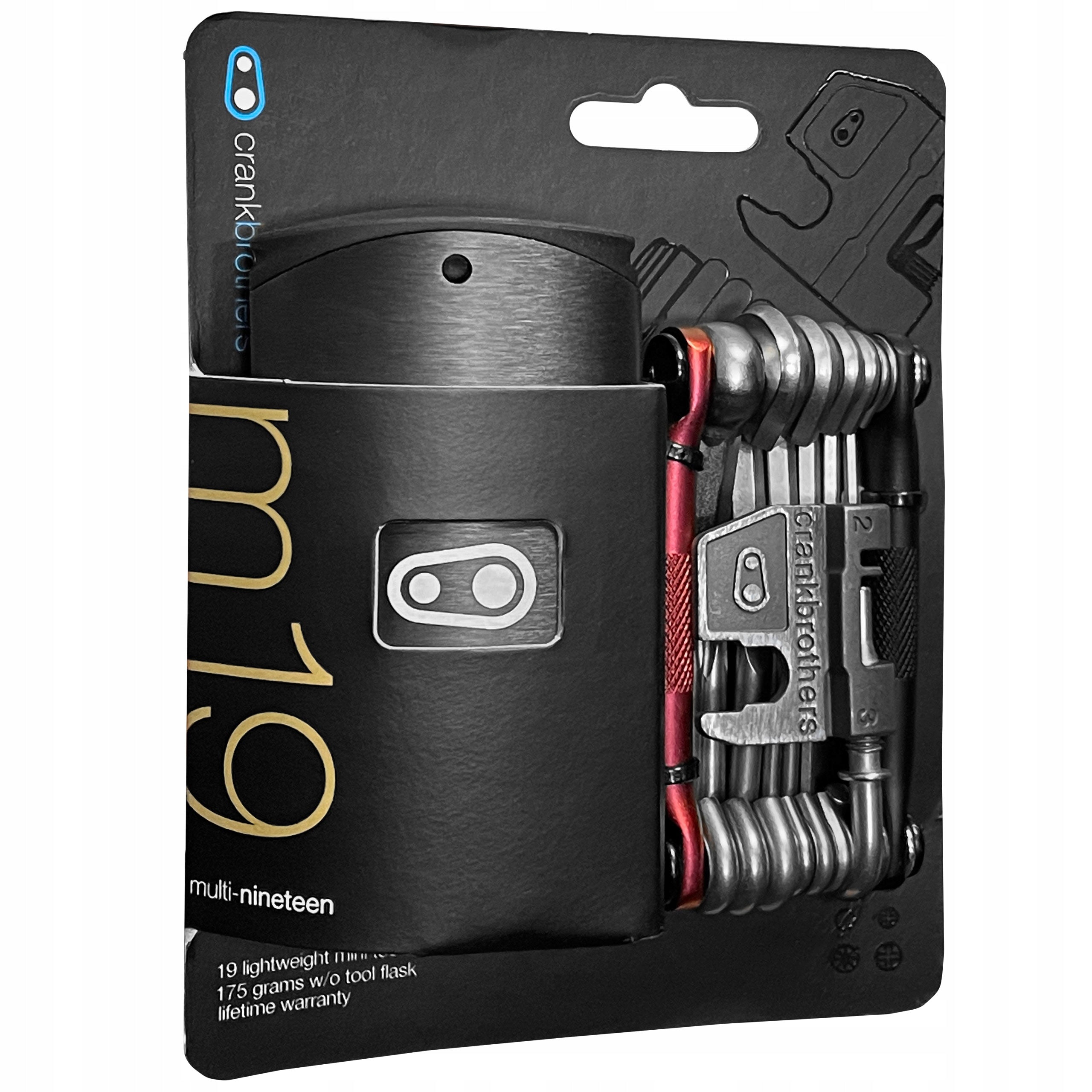SET OF BICYCLE WRENCHES MULTITOOL CRANKBROTHERS M19 WITH CLIPPER UP TO 12 rz. Manufacturer code Multi 19