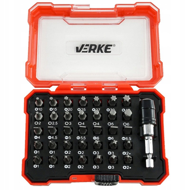 SET OF BITS TIP TORX IMBUS FLAT VERK Number of items in the set 36