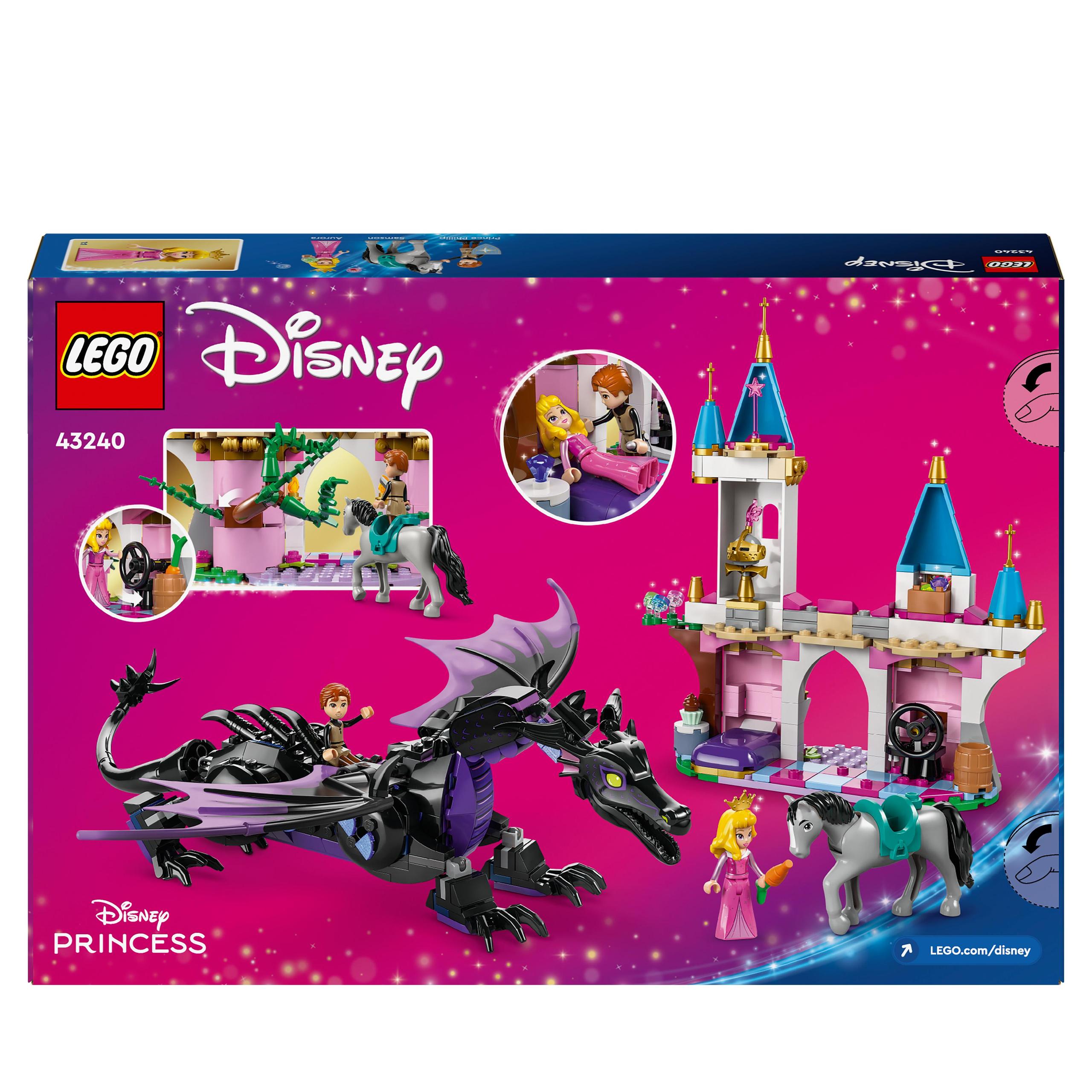 SET OF BLOCKS LEGO DISNEY PRINCESS DIABOLINA AS DRAGON 43240 Brand LEGO