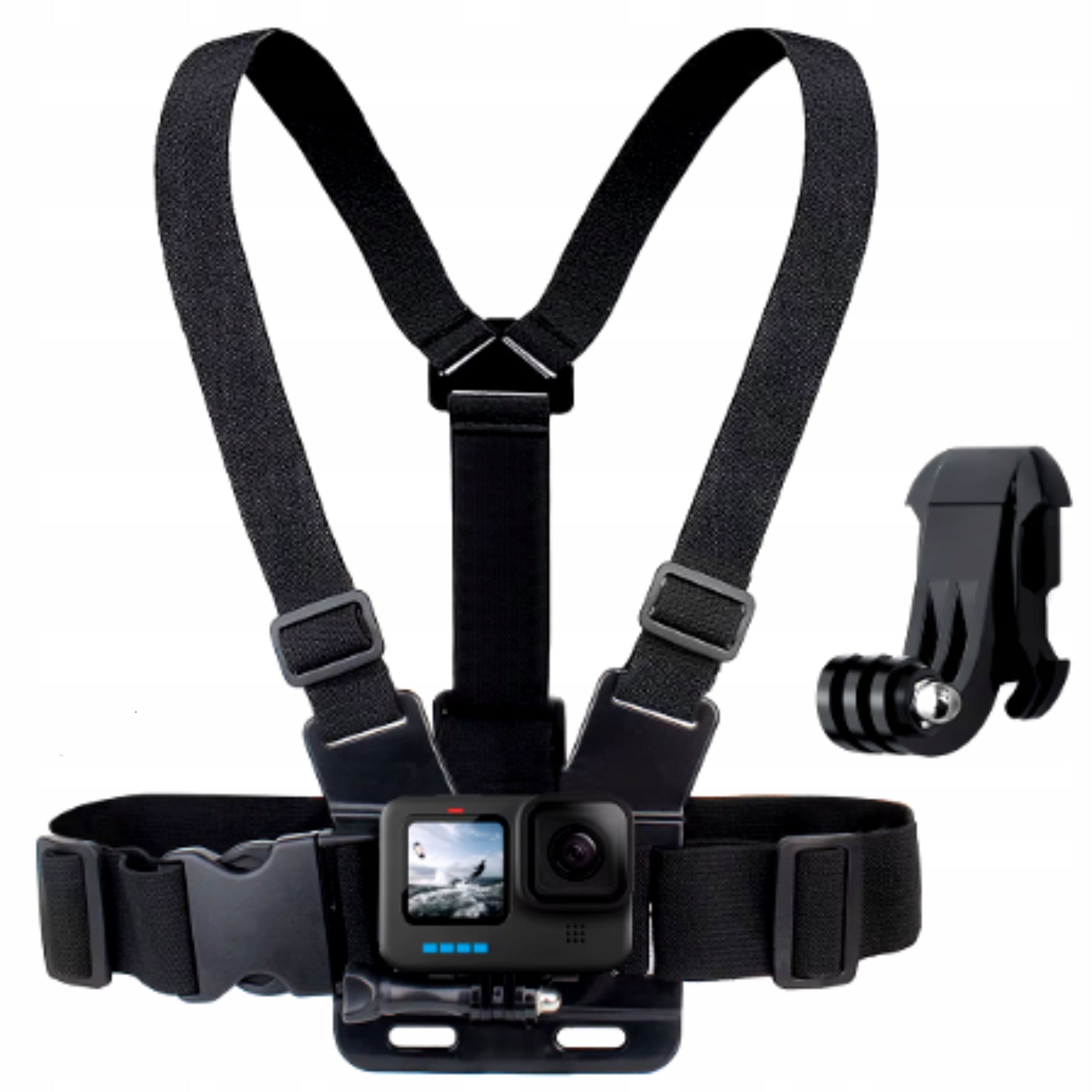 SET OF BRACES MOUNT CHEST MOUNT FOR SPORTS CAMERAS Packaging status original