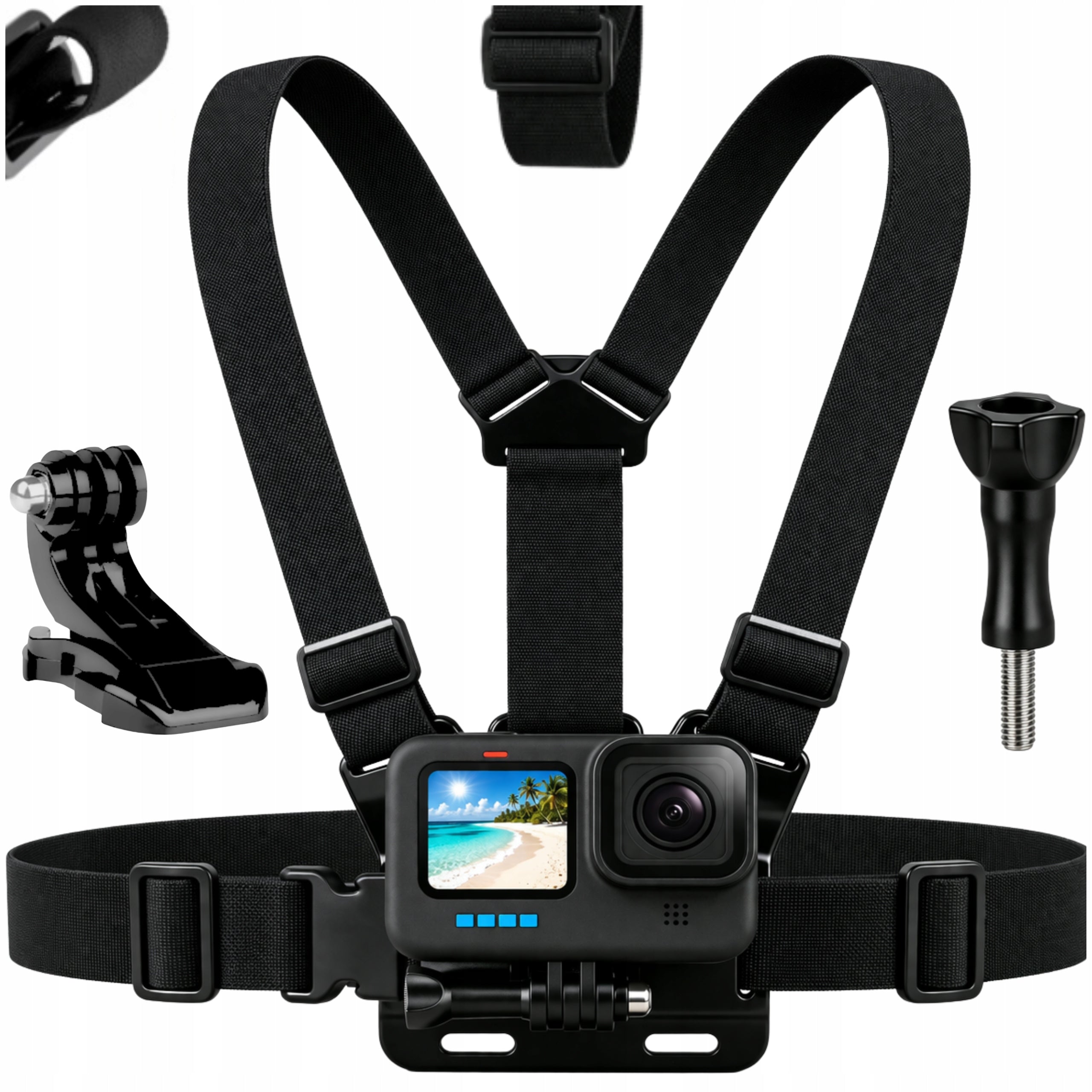 SET OF BRACES MOUNT CHEST MOUNT FOR SPORTS CAMERAS