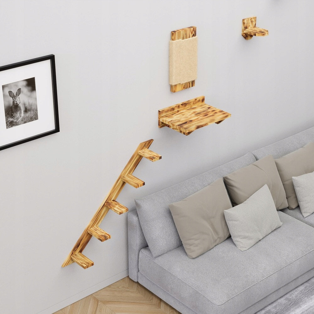 SET OF CAT SHELF QLS TAN Kind hammock