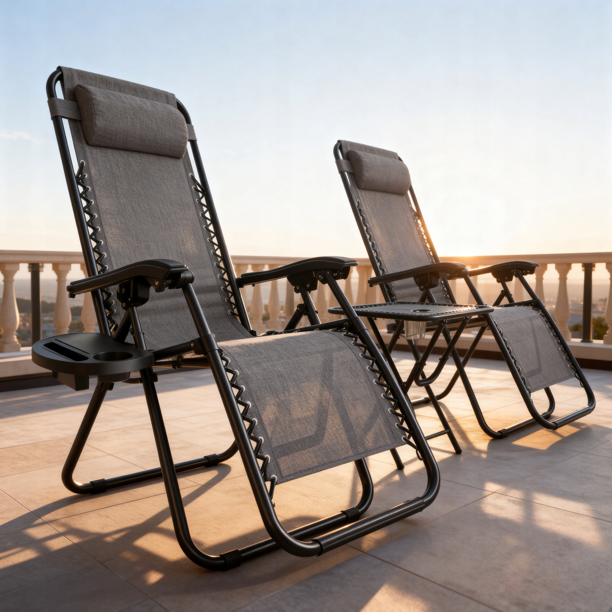 SET OF CHAIRS WITH TABLE TDC-2503 GARDEN FOLDING HANDLE Manufacturer code TDC-2503 GREY