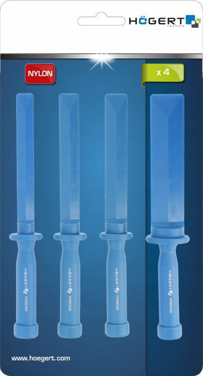 SET OF CHISELS FINGER SCRAPERS NYLON 4 PCS. Manufacturer code HT8G392