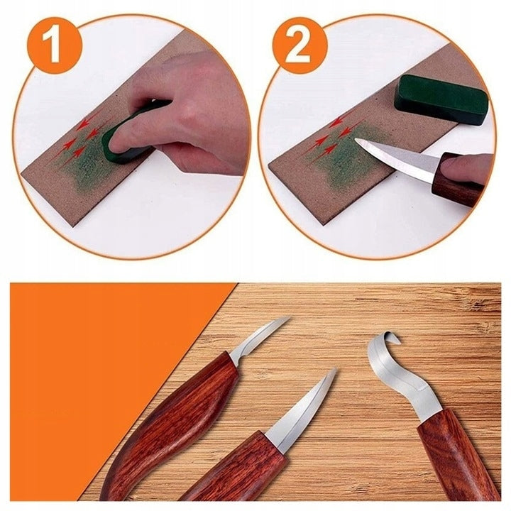 SET OF CHISELS FOR CARVING IN WOOD 16 ELEMENTS Blade type other