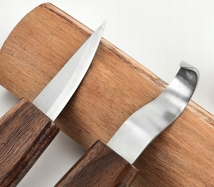 SET OF CHISELS FOR CARVING IN WOOD 16 ELEMENTS Manufacturer code Noże do rzeźbienia w drewnie