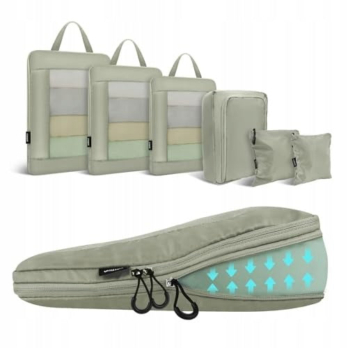 SET OF COMPRESSION ORGANIZERS FOR PACKING CUBE SUITCASES Packaging status original