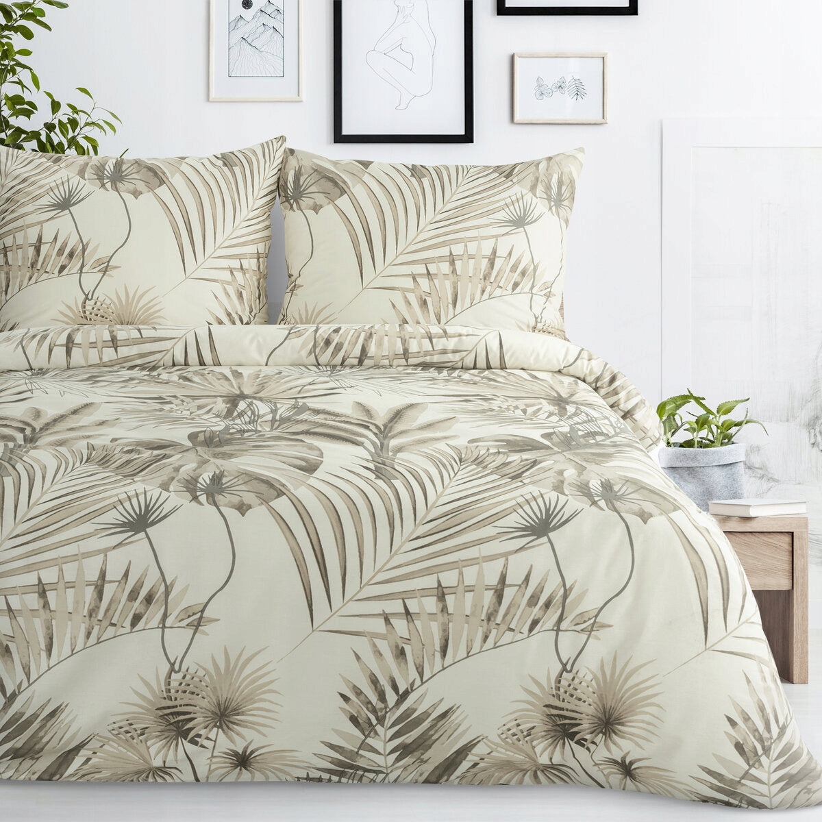 SET OF COTTON BEDDING DIFFERENT PATTERNS 140X200 EUROFIRANY Manufacturer code 463403