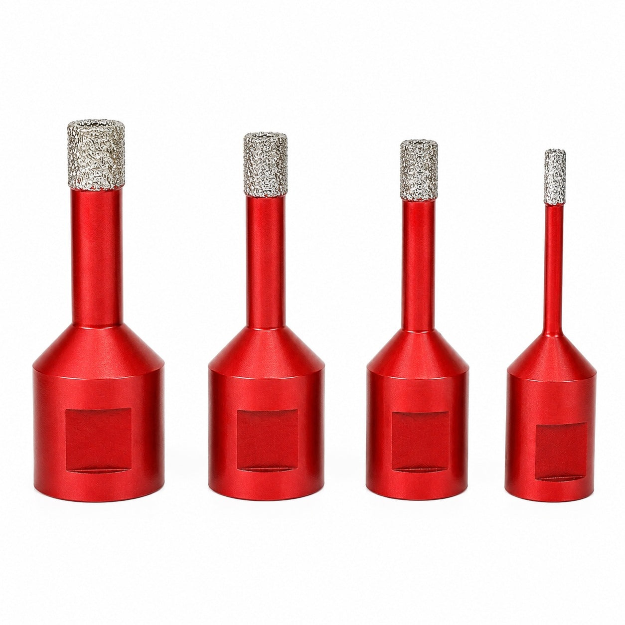 SET OF DIAMOND DRILL BITS M14 6 8 10 12 MM FOR TILE STONEWARE SUITCASE Packaging status original