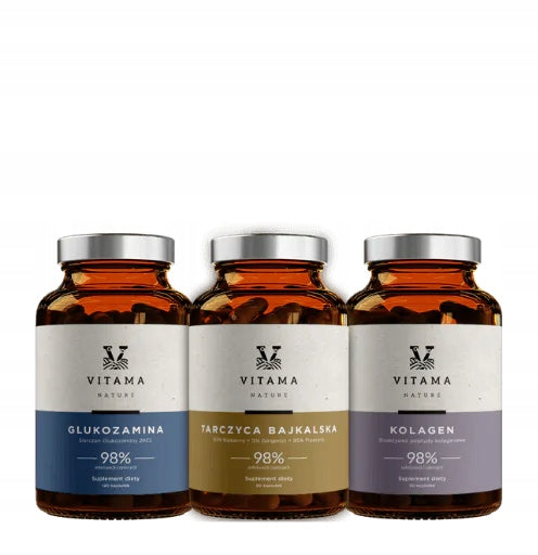 SET OF DIETARY SUPPLEMENTS FOR BONES JOINTS GLUCOSAMINE COLLAGEN BAIKALIN