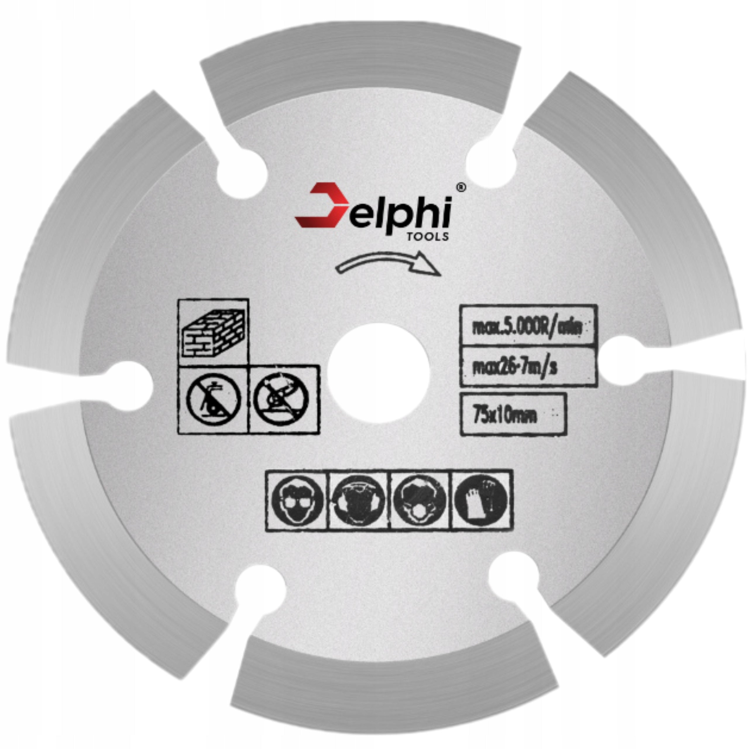SET OF DISCS FOR GRINDER 75 MM CUTTING METAL CONCRETE LEAF 75MM Manufacturer code 7x Tarcza Tnąca Do Stali Kostki Polerowania