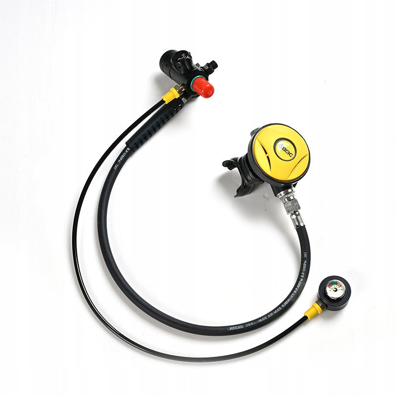 SET OF DIVING CYLINDER 4L WITH PUMP BAG MASK ADAPTER Brand no brand