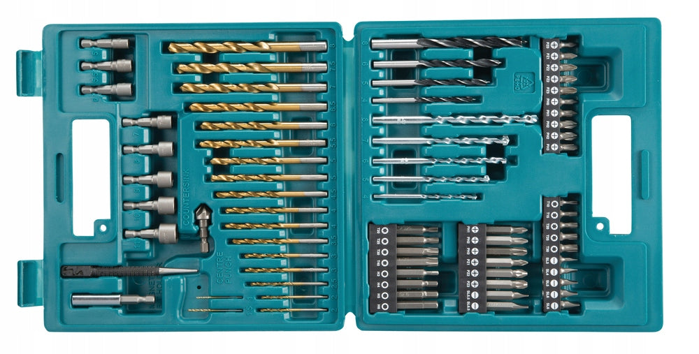 SET OF DRILL BITS 75 ELEMENTS MAKITA DRILL BITS FOR CONCRETE METAL CASE EAN (GTIN) 0088381464772