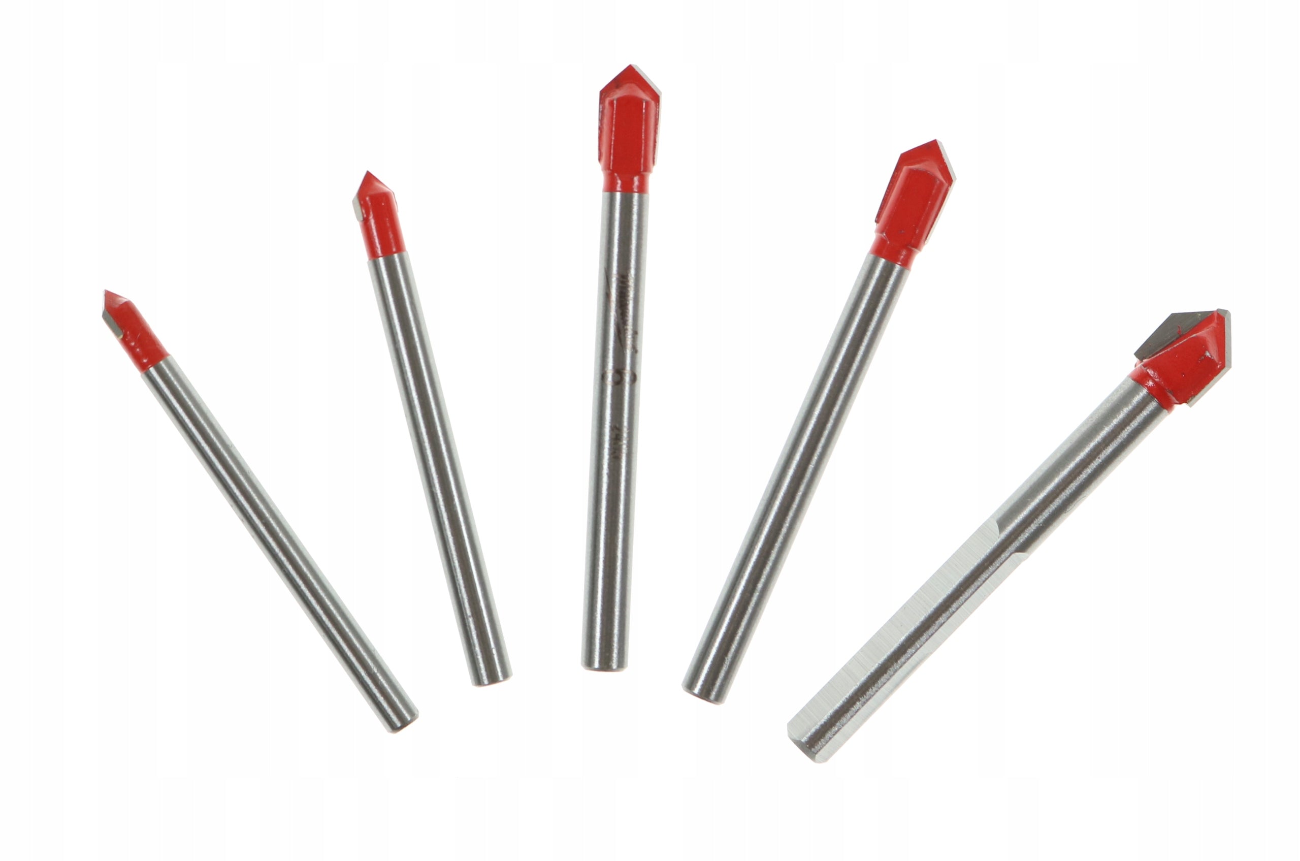 SET OF DRILL BITS FOR CERAMIC TILES AND GLASS 5PCS REINFORCED MILWAUKEE