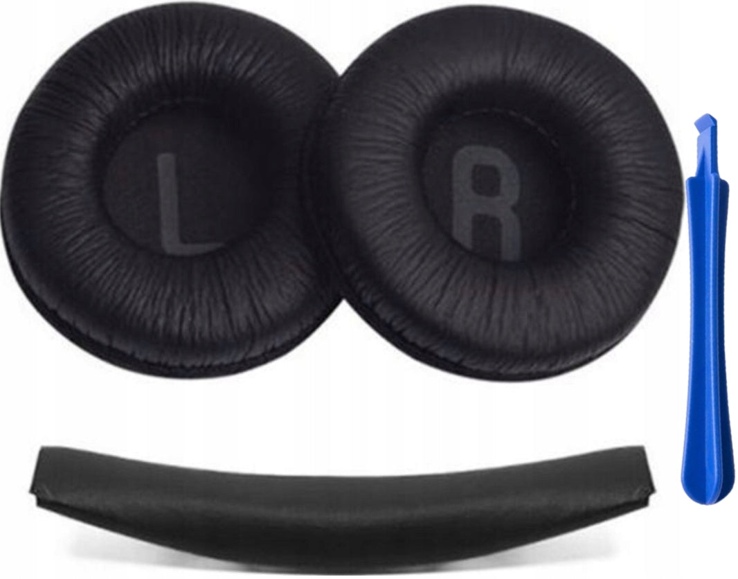SET OF EARMUFFS + HEADBAND e-inventory SPONGES PADS FOR JBL T600 E35 500BT T450 Packaging status original