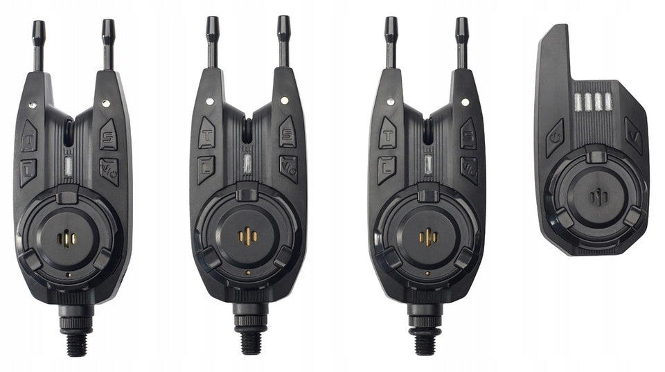 SET OF ELECTRONIC BEACONS JAXON XTR CARP DISTANCE 3+1