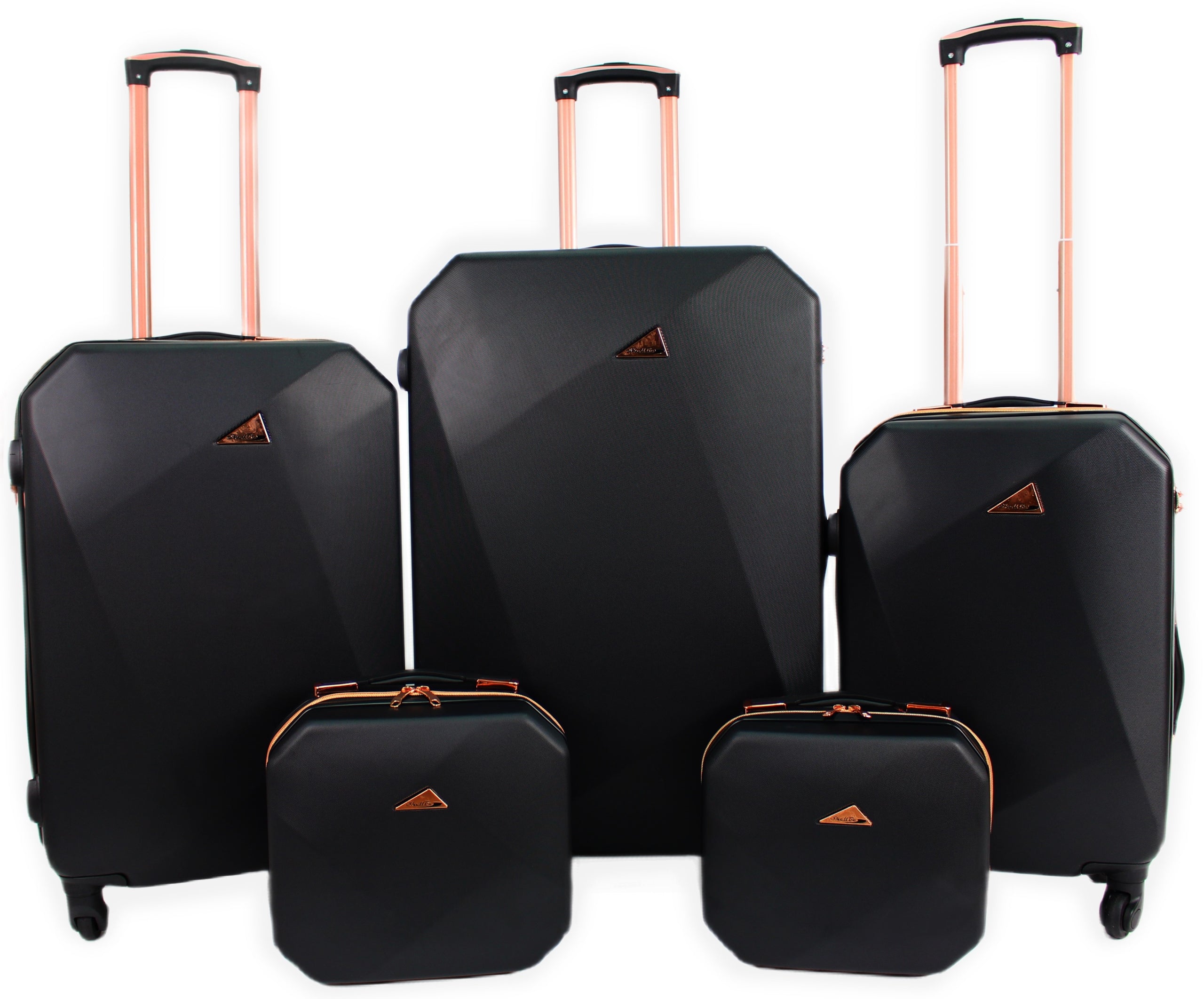 SET OF ELEGANT TRAVEL SUITCASES 5IN1 LIGHT STRONG 2 CHESTS 3 SUITCASES Brand no brand
