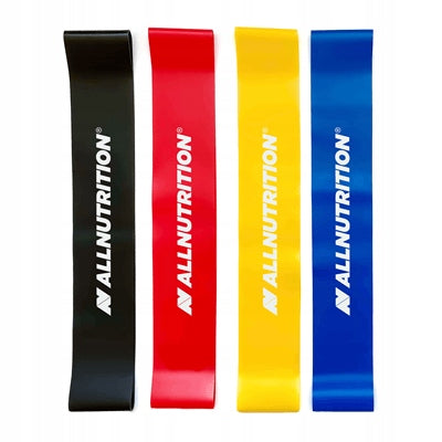 SET OF EXERCISE RUBBER ALLNUTRITION MINI BAND RESISTANCE FITNESS EXERCISES