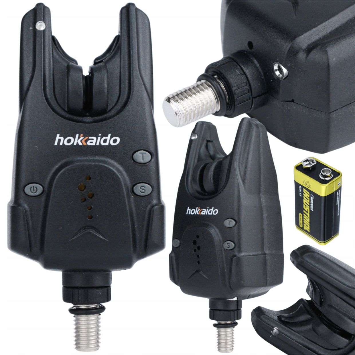 SET OF FISHING BEACONS HOKKAIDO WITH CONTROL PANEL 4+1 +BATTERIES SUITCASE Brand Hokkaido