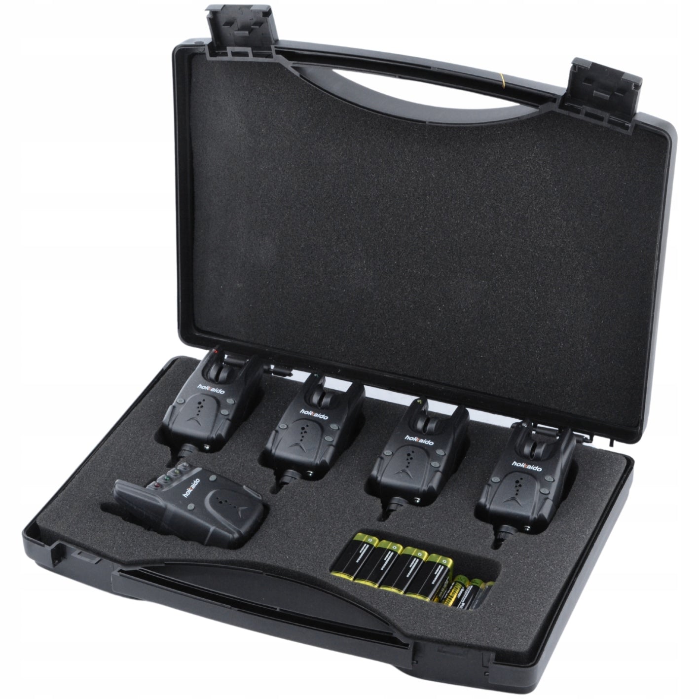 SET OF FISHING BEACONS HOKKAIDO WITH CONTROL PANEL 4+1 +BATTERIES SUITCASE EAN (GTIN) 5905427504580
