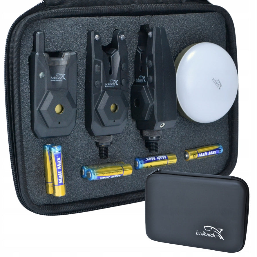 SET OF FISHING BEACONS WITH 2+1 CONTROL PANEL + CASE LIGHT HOKKAIDO Model W12058