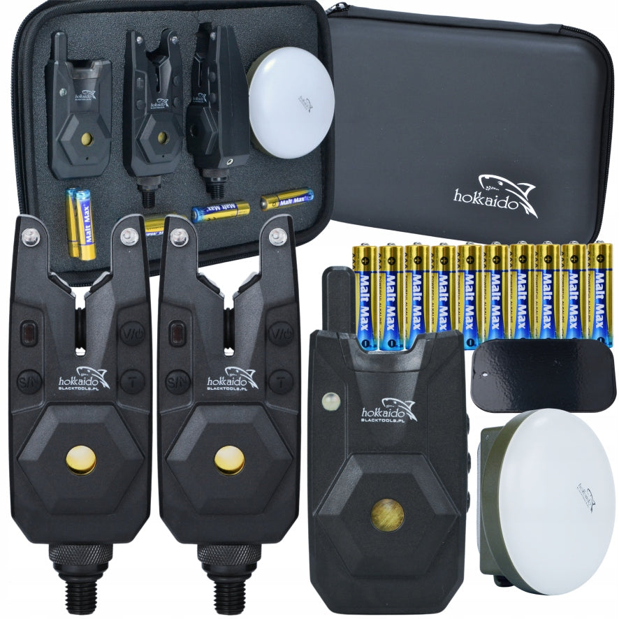 SET OF FISHING BEACONS WITH 2+1 CONTROL PANEL + CASE LIGHT HOKKAIDO